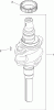 Toro 74370 (Z5000) - TimeCutter Z5000 Riding Mower, 2007 (270000001-270999999) Pièces détachées CRANKSHAFT ASSEMBLY KOHLER SV610-0020