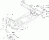 Toro 74370 (Z5000) - TimeCutter Z5000 Riding Mower, 2007 (270000001-270999999) Pièces détachées FRAME ASSEMBLY