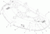 Toro 74373 (Z5030) - TimeCutter Z5030 Riding Mower, 2009 (290004013-290999999) Pièces détachées 50 INCH DECK ASSEMBLY NO. 117-1291