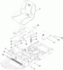 Toro 74380 (Z4200) - TimeCutter Z4200 Riding Mower, 2009 (290000326-290999999) Listas de piezas de repuesto y dibujos SEAT ASSEMBLY
