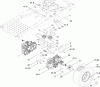 Toro 74380 (Z4200) - TimeCutter Z4200 Riding Mower, 2010 (310000001-310999999) Listas de piezas de repuesto y dibujos HYDRO TRACTION DRIVE ASSEMBLY