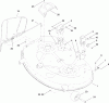 Toro 74381 (Z4202) - TimeCutter Z4202 Riding Mower, 2010 (310000001-310999999) Listas de piezas de repuesto y dibujos 42 INCH DECK ASSEMBLY