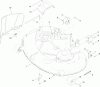 Toro 74386 (ZS 4200) - TimeCutter ZS 4200 Riding Mower, 2012 (SN 312000001-312999999) Pièces détachées 42 INCH DECK ASSEMBLY