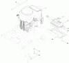Toro 74390 (ZS 4200TF) - TimeCutter ZS 4200TF Riding Mower, 2012 (SN 312000001-312999999) Pièces détachées ENGINE AND MUFFLER ASSEMBLY