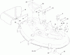 Toro 74398 (Z5035) - TimeCutter Z5035 Riding Mower, 2010 (310000001-310999999) Pièces détachées 50 INCH DECK ASSEMBLY