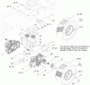 Toro 74398 (Z5035) - TimeCutter Z5035 Riding Mower, 2010 (310000001-310999999) Listas de piezas de repuesto y dibujos HYDRO TRACTION DRIVE ASSEMBLY
