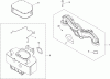 Toro 74399 (Z5020) - TimeCutter Z5020 Riding Mower, 2009 (290000440-290999999) Pièces détachées AIR INTAKE AND FILTRATION ASSEMBLY KOHLER SV720-0040