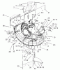 Toro 74402 (14-38Z) - 14-38Z TimeCutter Z Riding Mower, 2003 (230000001-230999999) Pièces détachées 38IN DECK ASSEMBLY