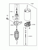 Toro 74405 (18-52ZX) - 18-52ZX TimeCutter ZX Riding Mower, 2003 (230000001-230999999) Pièces détachées STARTER ASSEMBLY KAWASAKI FH531V-AS11