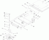 Toro 74407 (ZX525) - TimeCutter ZX525 Riding Mower, 2006 (260000001-260999999) Listas de piezas de repuesto y dibujos FRONT FRAME ASSEMBLY
