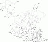 Toro 74407 (ZX525) - TimeCutter ZX525 Riding Mower, 2006 (260000001-260999999) Listas de piezas de repuesto y dibujos MOTION CONTROL ASSEMBLY