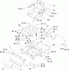 Toro 74407 (ZX525) - TimeCutter ZX525 Riding Mower, 2007 (270000001-270999999) Spareparts MAIN FRAME ASSEMBLY