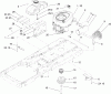 Toro 74420 (Z420) - TimeCutter Z420 Riding Mower, 2007 (270000001-270999999) Pièces détachées ENGINE ASSEMBLY