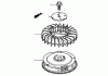 Toro 74425 (Z530) - TimeCutter Z530 Riding Mower, 2007 (270000001-270999999) Pièces détachées FLYWHEEL ASSEMBLY HONDA GXV530 EXA2LB
