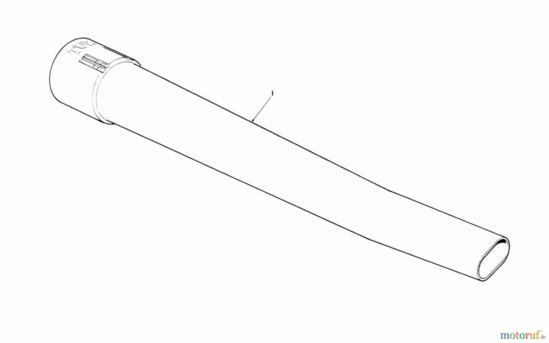  Toro Neu Blowers/Vacuums/Chippers/Shredders 51740 - Toro Mini Blower, 1991 (1000001-1999999) BLOWER TUBE