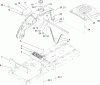 Toro 74425 (Z530) - TimeCutter Z530 Riding Mower, 2007 (270000001-270999999) Pièces détachées STYLING ASSEMBLY