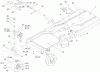 Toro 74433 (ZD420) - TimeCutter ZD420 Riding Mower, 2011 (311000001-311999999) Listas de piezas de repuesto y dibujos FRAME ASSEMBLY