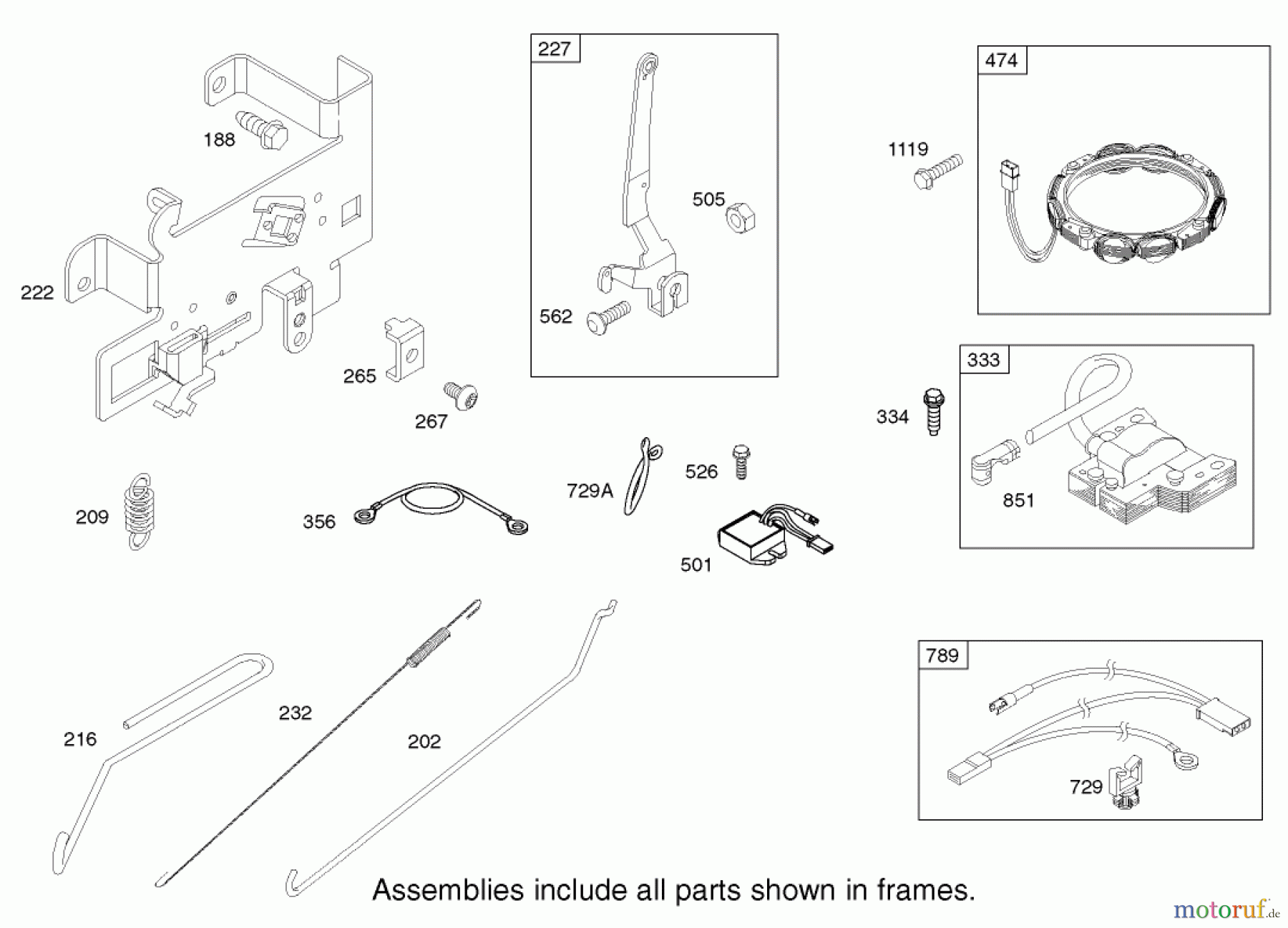 Toro Neu Mowers, Zero-Turn 74502 (Z16-44) - Toro Z16-44 TimeCutter Z Riding Mower, 2002 (220000001-220999999) GOVERNOR ASSEMBLY BRIGGS AND STRATTON 31E777-0126-E1
