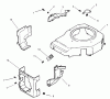 Toro 74601 (17K-44ZX) - 17K-44ZX TimeCutter ZX Riding Mower, 2003 (230000001-230999999) Pièces détachées BLOWER HOUSING AND BAFFLES ASSEMBLY KOHLER CV 490S-27503