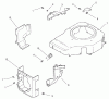 Toro 74601 (Z17-44) - Z17-44 TimeCutter Z Riding Mower, 2001 (210000001-210999999) Pièces détachées BLOWER HOUSING AND BAFFLE ASSEMBLY KOHLER CV 490-27503