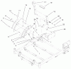 Toro 74601 (Z17-44) - Z17-44 TimeCutter Z Riding Mower, 2002 (220000001-220000912) Listas de piezas de repuesto y dibujos HEIGHT-OF-CUT ASSEMBLY