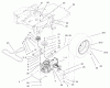 Toro 74601 (Z17-44) - Z17-44 TimeCutter Z Riding Mower, 2002 (220000001-220000912) Listas de piezas de repuesto y dibujos HYDRO AND BELT DRIVE ASSEMBLY