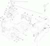 Toro 74626 (4260) - TimeCutter SS 4260 Riding Mower, 2011 (311000001-311999999) Pièces détachées BODY STYLING AND FUEL POD ASSEMBLY