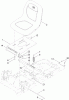 Toro 74626 (4260) - TimeCutter SS 4260 Riding Mower, 2011 (311000001-311999999) Pièces détachées SEAT ASSEMBLY