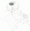 Toro 74627 (4235) - TimeCutter SS 4235 Riding Mower, 2012 (SN 312000001-312999999) Pièces détachées ENGINE AND MUFFLER ASSEMBLY