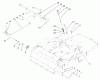 Toro 74701 (17-52ZX) - 17-52ZX TimeCutter ZX Riding Mower, 2003 (230000001-230999999) Listas de piezas de repuesto y dibujos PARKING BRAKE ASSEMBLY