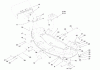 Toro 74704 (ZX480) - TimeCutter ZX480 Riding Mower, 2005 (250000001-250999999) Pièces détachées DECK ASSEMBLY