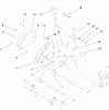 Toro 74704 (ZX480) - TimeCutter ZX480 Riding Mower, 2006 (260000001-260999999) Listas de piezas de repuesto y dibujos HEIGHT-OF-CUT HANDLE AND PLATE ASSEMBLY