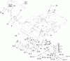 Toro 74806 (ZX525) - TimeCutter ZX525 Riding Mower, 2005 (250000001-250999999) Pièces détachées MOTION CONTROL ASSEMBLY