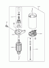 Toro 74806 (ZX525) - TimeCutter ZX525 Riding Mower, 2005 (250000001-250999999) Pièces détachées STARTER ASSEMBLY KAWASAKI FH541V-AS07
