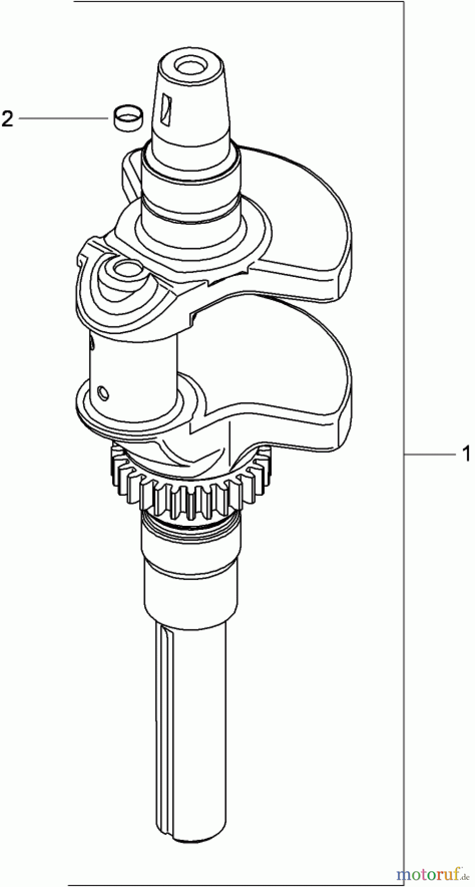  Toro Neu Mowers, Zero-Turn 74816 (Z4800) - Toro TITAN Z4800 Zero-Turn-Radius Riding Mower, 2008 (280000001-280999999) CRANKSHAFT ASSEMBLY KOHLER SV820-0012