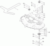 Toro 74820 (ZX5000) - TITAN ZX5000 Zero-Turn-Radius Riding Mower, 2009 (290000001-290999999) Listas de piezas de repuesto y dibujos 50 INCH DECK SPINDLE AND BLADE ASSEMBLY