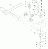 Toro 74841 (ZX4820) - TITAN ZX4820 Zero-Turn-Radius Riding Mower, 2012 (SN 312000001-312999999) Pièces détachées 48 INCH DECK BELT AND HI-FLO BLADE ASSEMBLY
