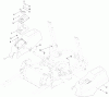 Toro 74841 (ZX4820) - TITAN ZX4820 Zero-Turn-Radius Riding Mower, 2012 (SN 312000001-312999999) Listas de piezas de repuesto y dibujos CONTROL PANEL AND BODY STYLING POD ASSEMBLY