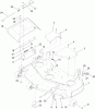 Toro 74845 (ZX4820) - TITAN ZX4820 Zero-Turn-Radius Riding Mower, 2011 (SN 311000001-311999999) Listas de piezas de repuesto y dibujos 48 INCH DECK ASSEMBLY