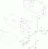 Toro 74872 (MX5480) - TITAN MX5480 Zero-Turn-Radius Riding Mower, 2012 (SN 312000001-312999999) Pièces détachées SEAT ASSEMBLY NO. 121-5659