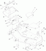 Toro 74924 (ZX5420) - TITAN ZX5420 Zero-Turn-Radius Riding Mower, 2011 (311000001-311999999) Listas de piezas de repuesto y dibujos 54 INCH DECK ASSEMBLY