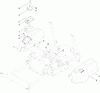 Toro 74924 (ZX5420) - TITAN ZX5420 Zero-Turn-Radius Riding Mower, 2011 (311000001-311999999) Listas de piezas de repuesto y dibujos CONTROL PANEL AND BODY STYLING POD ASSEMBLY