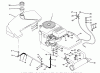 Toro Y1-16OEE4 (616-Z) - 616-Z Tractor, 1992 (2000001-2999999) Pièces détachées ENGINE & FUEL SYSTEM ASSEMBLY
