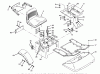 Toro Y1-16OEE4 (616-Z) - 616-Z Tractor, 1992 (2000001-2999999) Pièces détachées FENDERS, FLOOR PAN & SEAT ASSEMBLY