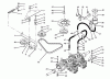 Toro Y1-16OEE4 (616-Z) - 616-Z Tractor, 1992 (2000001-2999999) Pièces détachées TRANSMISSION & DRIVE SYSTEM ASSEMBLY