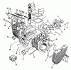 Toro Z1-24OE05 (724-Z) - 724-Z Tractor, 1992 (2000001-2999999) Listas de piezas de repuesto y dibujos ENGINE CYLINDER BLOCK