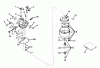 Toro 31626 (526) - 526 Snowthrower, 1971 (1000001-1999999) Pièces détachées CARBURETOR ASSEMBLY MODEL NO. 630992B