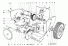 Toro 31626 (526) - 526 Snowthrower, 1971 (1000001-1999999) Pièces détachées TRACTION ASSEMBLY