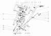 Toro 31660 (526) - 526 Snowthrower, 1972 (2000001-2999999) Pièces détachées HANDLE ASSEMBLY