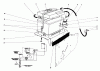 Toro 31995 (1032) - 1032 Snowthrower, 1975 (5000001-5999999) Pièces détachées BATTERY AND WIRING DIAGRAM